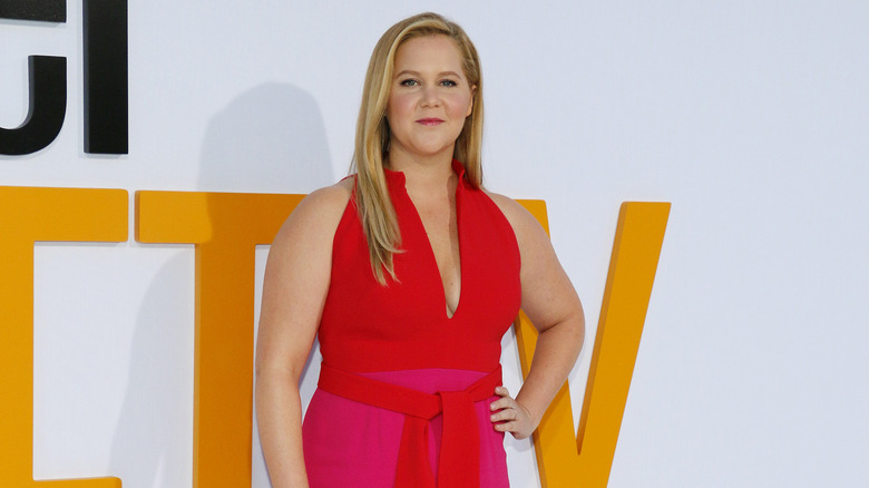 Amy Schumer attending the Los Angeles premiere of 'I Feel Pretty'