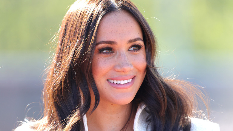 Meghan Markle smiling