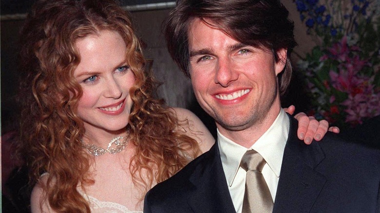 Nicole Kidman embraces Tom Cruise in 1998