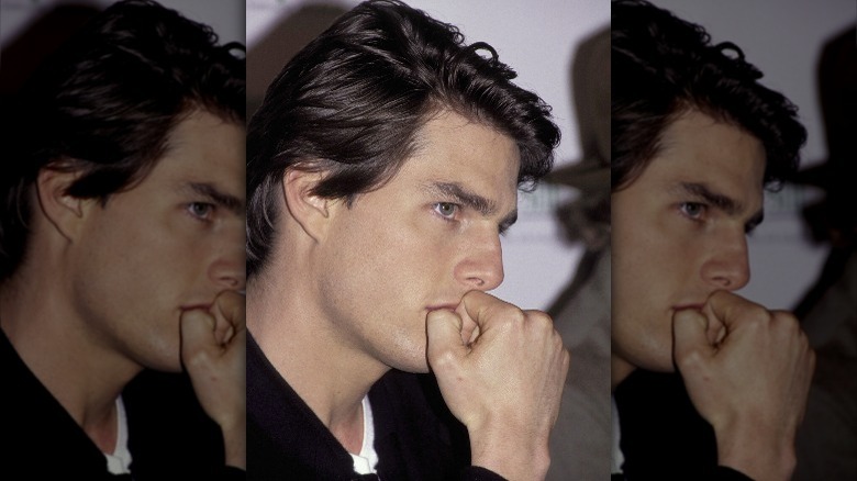 Tom Cruise looking pensive in the '90s