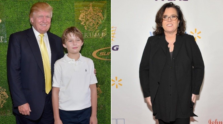 Donald Trump, Barron Trump, Rosie O'Donnell