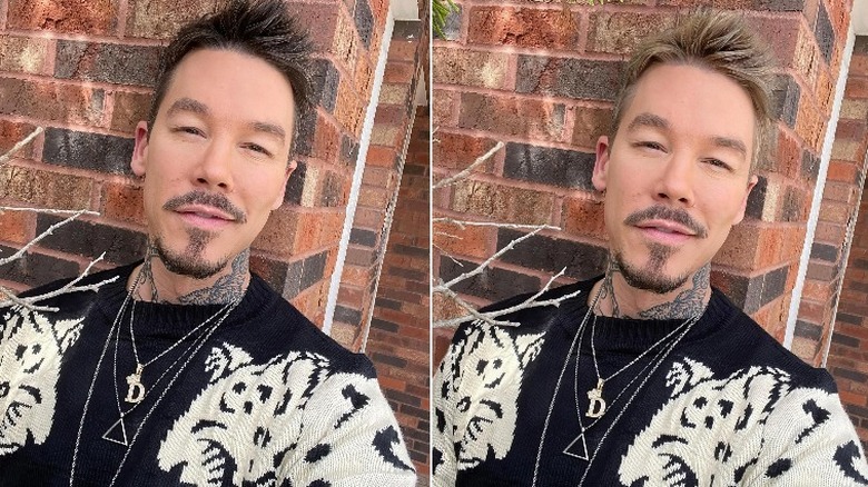 David Bromstad with brown and blond hair