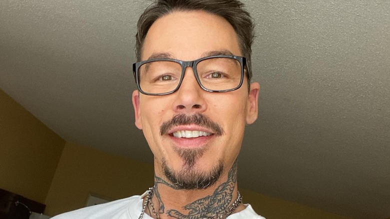 David Bromstad with neck tattoos