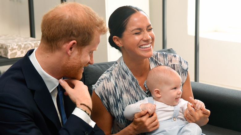 Prince Archie christening photo