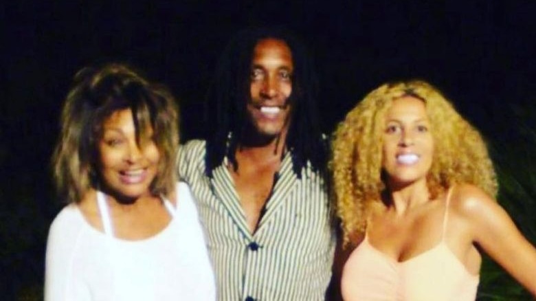 Ronnie Turner, Tina Turner, Afida Turner smilling