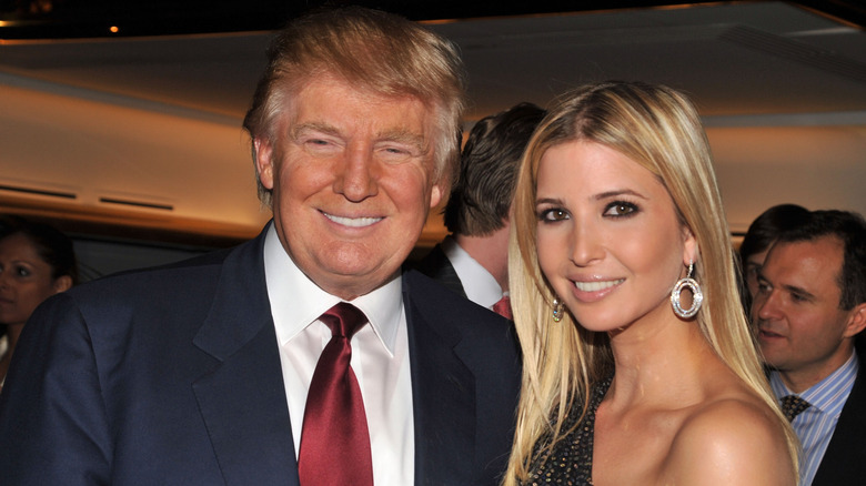 Donald and Ivanka Trump smiling