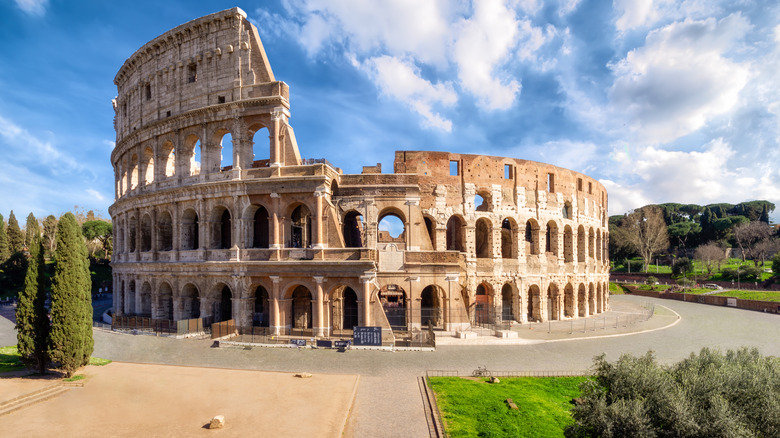 The Colosseum in Italy  