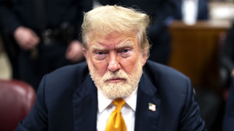 Donald Trump with a beard