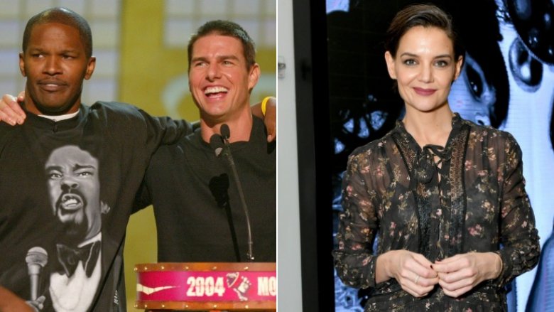 Jamie Foxx Tom Cruise Katie Holmes