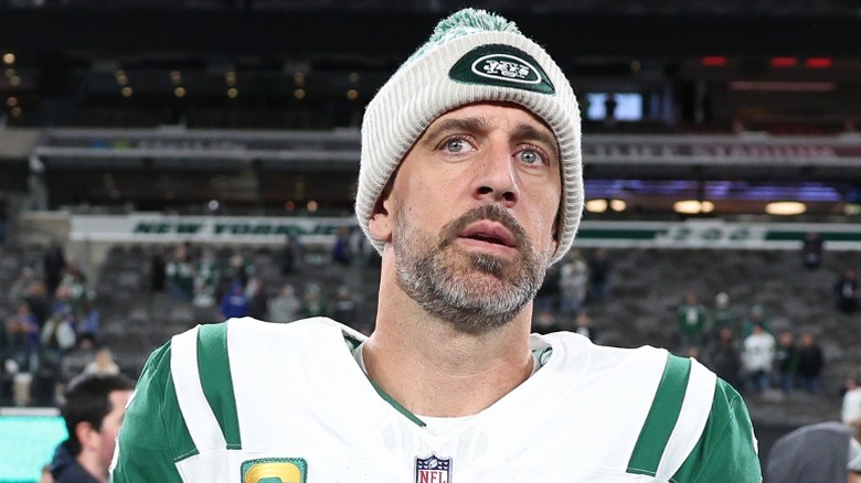 Aaron Rodgers at MetLife Stadium (2024)