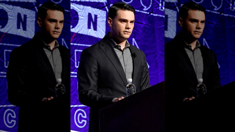 Ben Shapiro speaking onstage at Politicon 2018