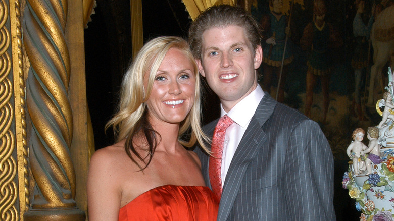 Lara, Eric Trump smiling