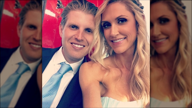 Eric, Lara Trump posing for selfie