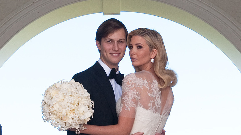 Jared Kushner and Ivanka Trump in formal wear