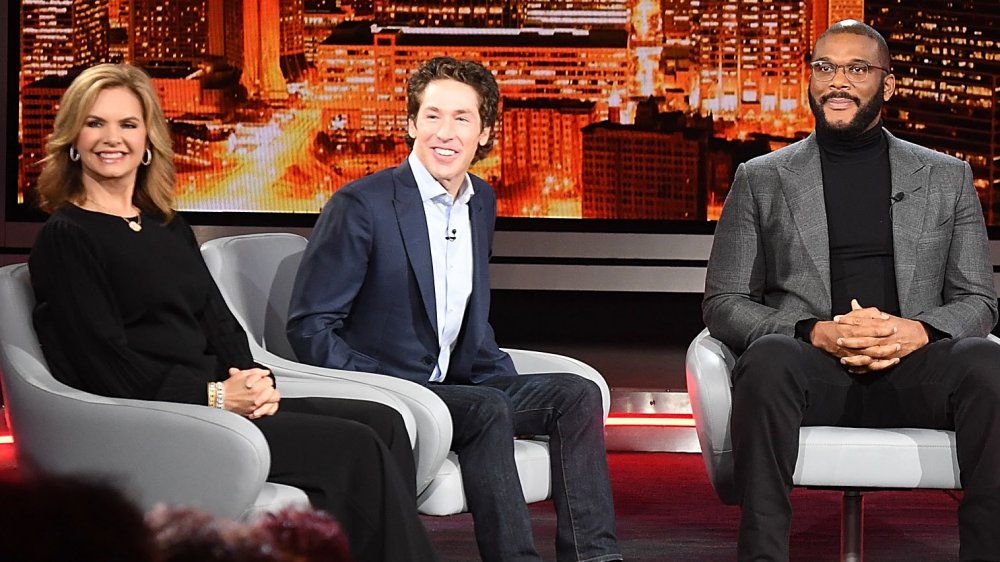 Joel Osteen and Victoria Osteen with Tyler Perry