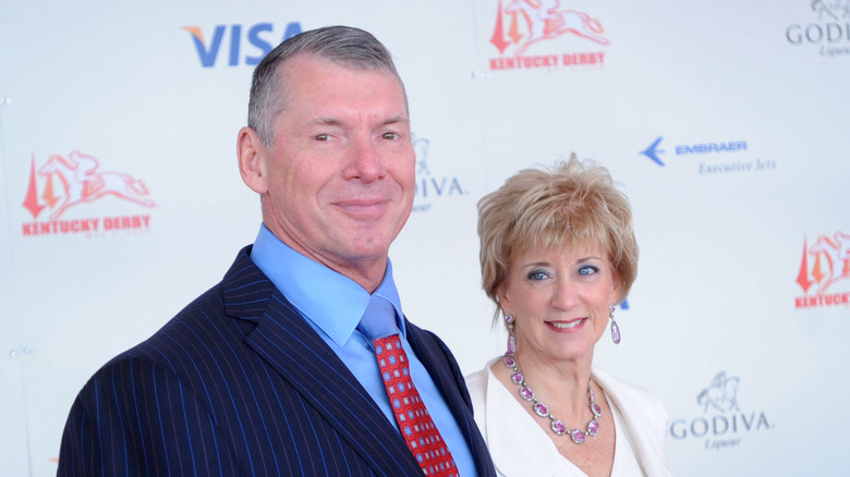 Vince and Linda McMahon smiling