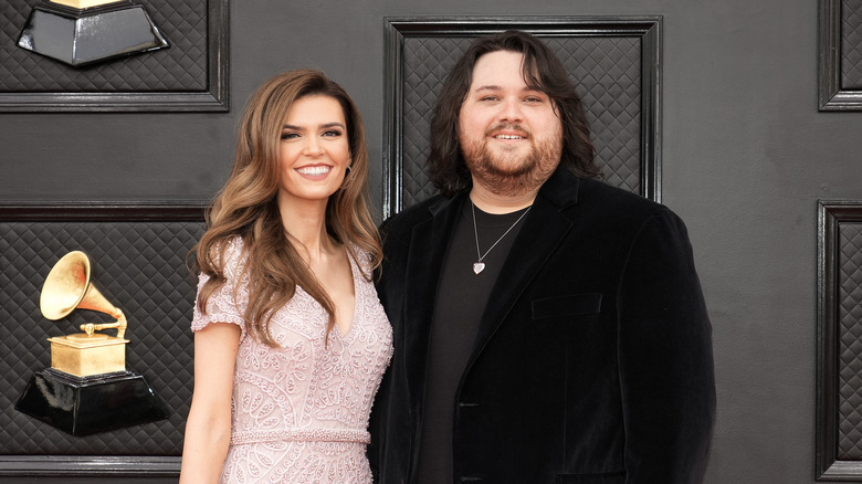 Wolfgang Van Halen and Andraia Allsop at the Grammys