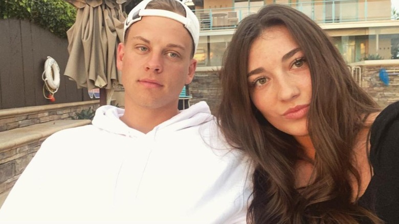 Joe Burrow and Olivia Holzmacher selfie