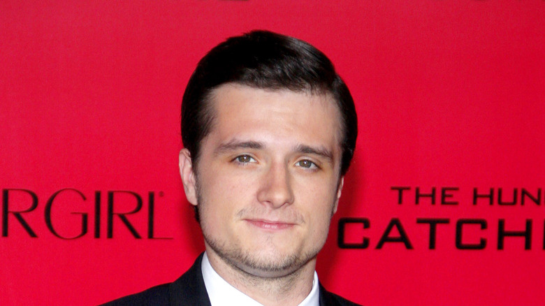 Josh Hutcherson black suit