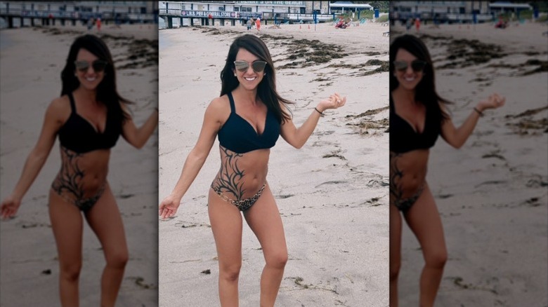 Lauren Boebert displays tattoo in bikini at the beach