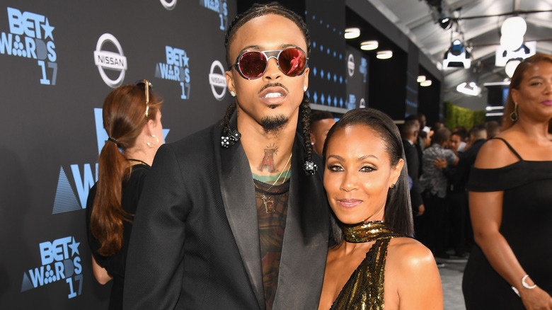 August Alsina and Jada Pinkett Smith at the 2017 BET Awards