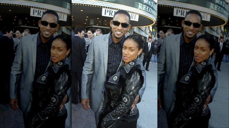 Will Smith and Jada Pinkett Smith at the 2003 premiere of The Matrix Reloaded