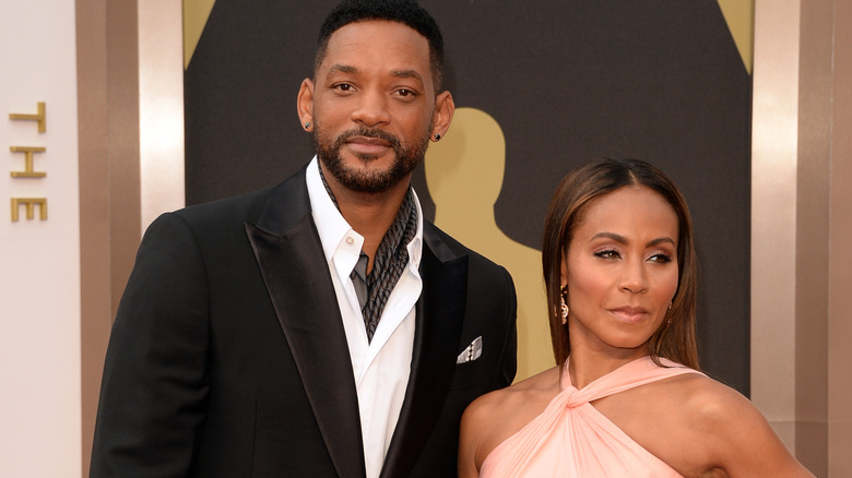 Will Smith and Jada Pinkett Smith at the 2014 Oscars