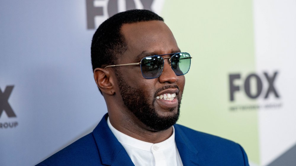 P. Diddy smiling and looking off to the side at the Fox Network Upfronts in 2018