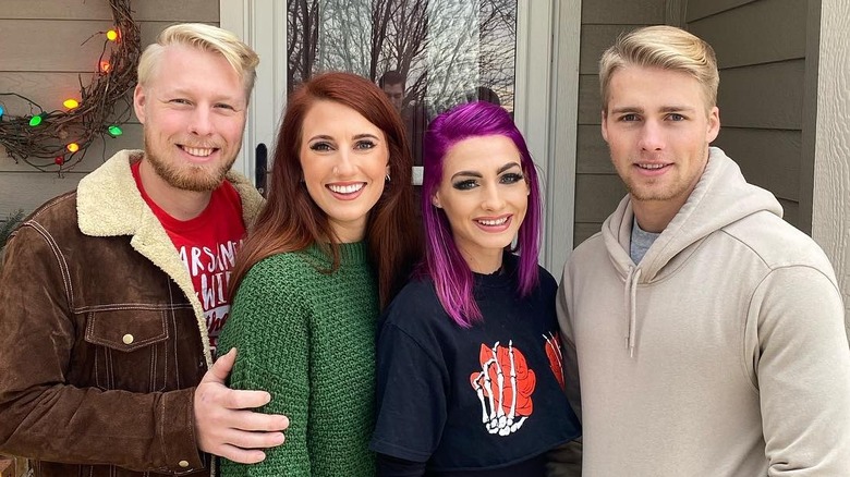 Ethan, Olivia, Moriah, and Micah Plath smile