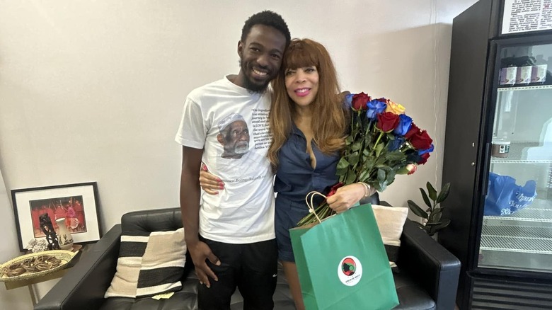 Victor Bowman and Wendy Williams smiling