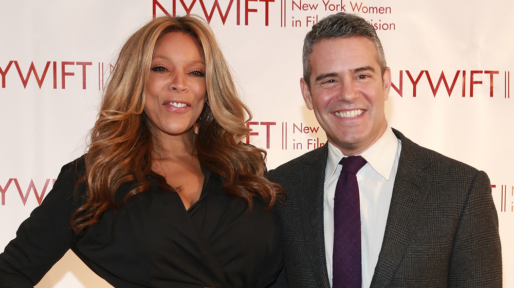 Wendy Williams and Andy Cohen, red carpet