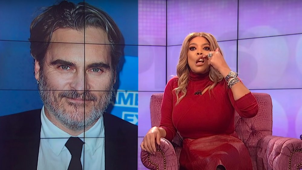 Wendy Williams on her show mocking Joaquin Phoenix