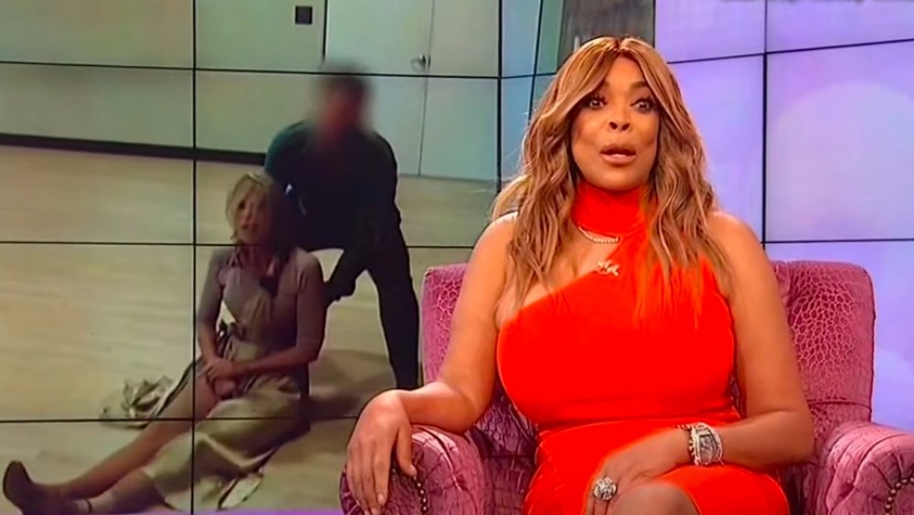 Wendy Williams on her show talking about Christie Brinkley's DWTS injury