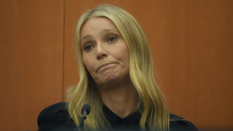 Gwyneth Paltrow frowning