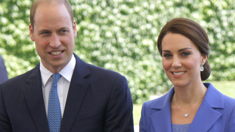 Prince William and Kate Middleton smiling