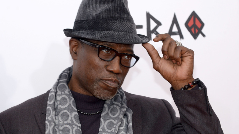 Wesley Snipes tips his hat