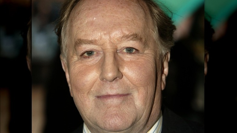 Robert Hardy smiling