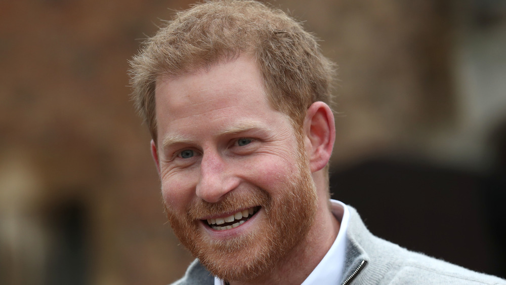 Prince Harry smiling