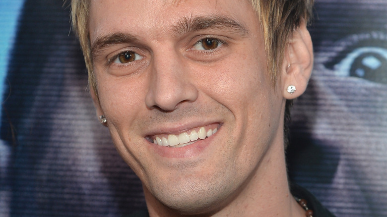 Aaron Carter smiling