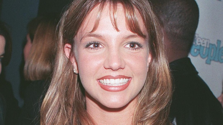 Young Britney Spears smiling 