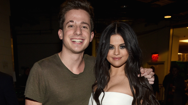 Charlie Puth and Selena Gomez smiling