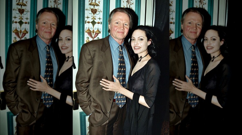 Jon Voight and Angelina Jolie younger