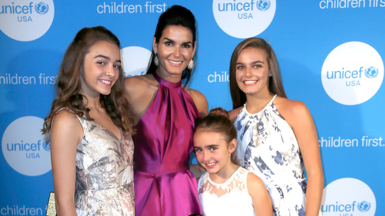 Angie Harmon and daughters gala