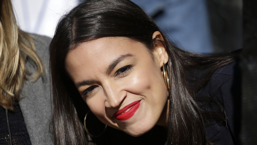 Alexandria Ocasio-Cortez smiling