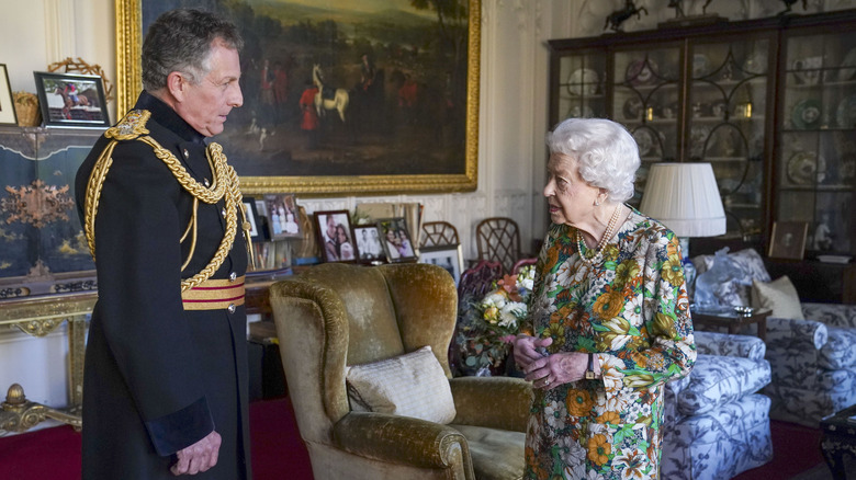 Queen Elizabeth meeting in November 2021