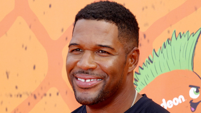 Michael Strahan smiling