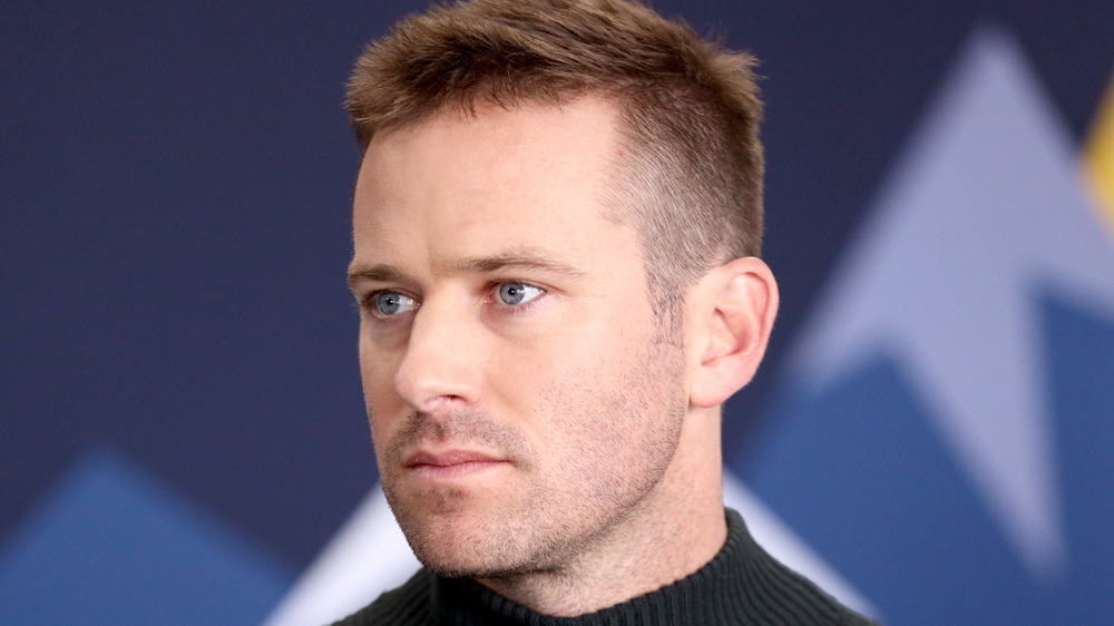 Armie Hammer looking sideways