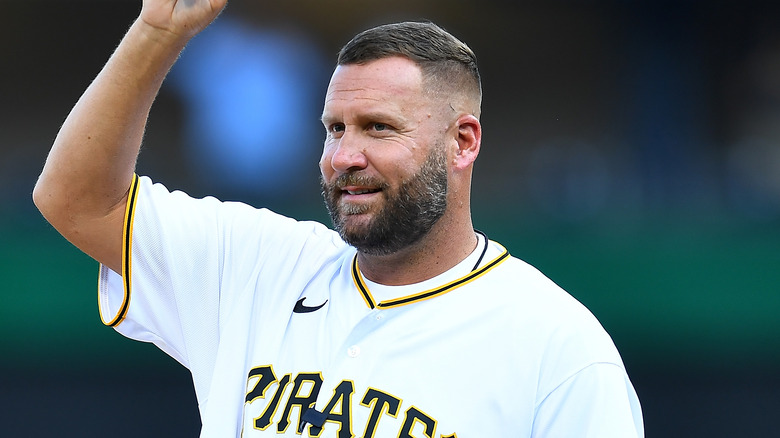 Ben Roethlisberger in a Pittsburgh Pirates uniform