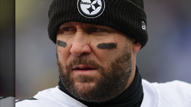 Ben Roethlisberger playing for the Steelers