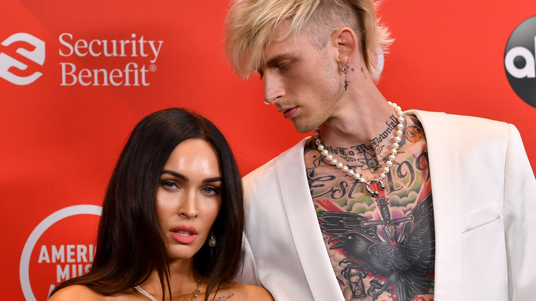 Megan Fox & Machine Gun Kelly on the red carpet